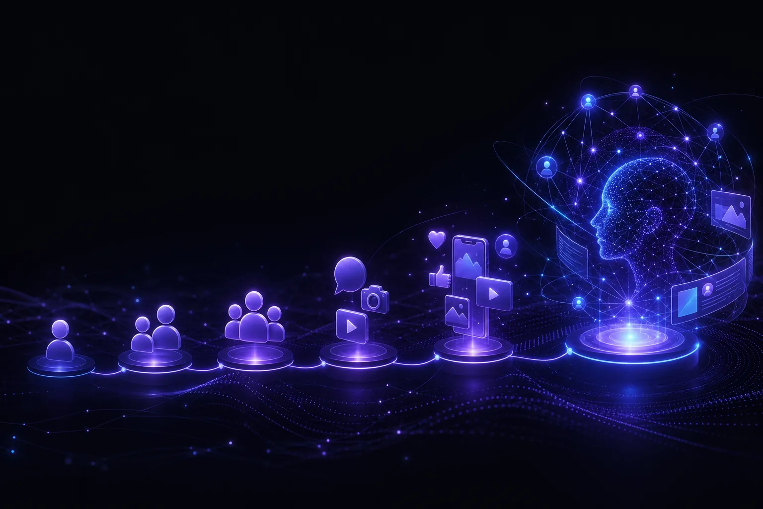 Come l'intelligenza artificiale ha trasformato i social media: 10 anni di evoluzione